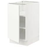 SEKTION Base cabinet with shelves, white/Vallstena white, 18x24x30 "