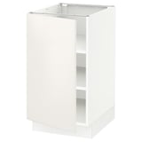 SEKTION Base cabinet with shelves, white/Veddinge white, 18x24x30 "
