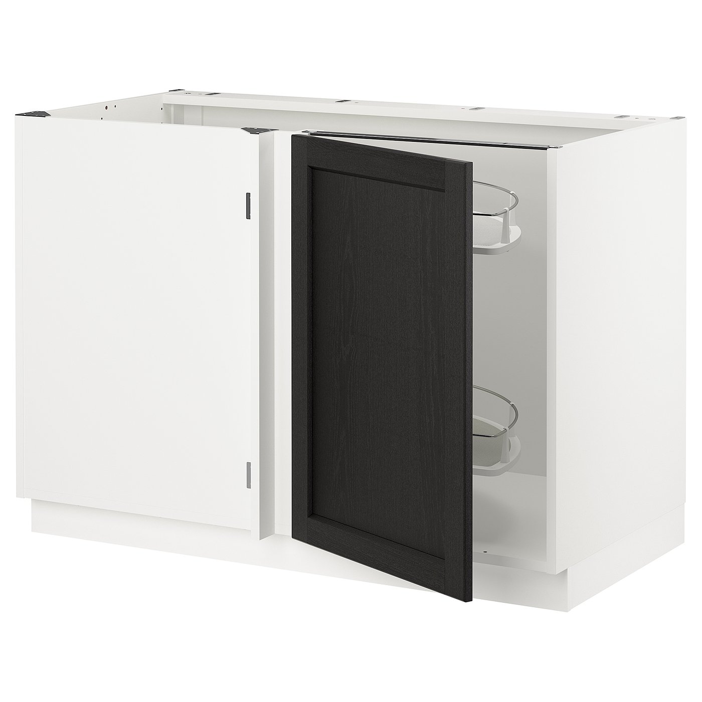 SEKTION Corner base cab w pull-out fitting - white ...