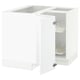 SEKTION Corner base cabinet with carousel, white/Voxtorp matt white, 38x24x30 "