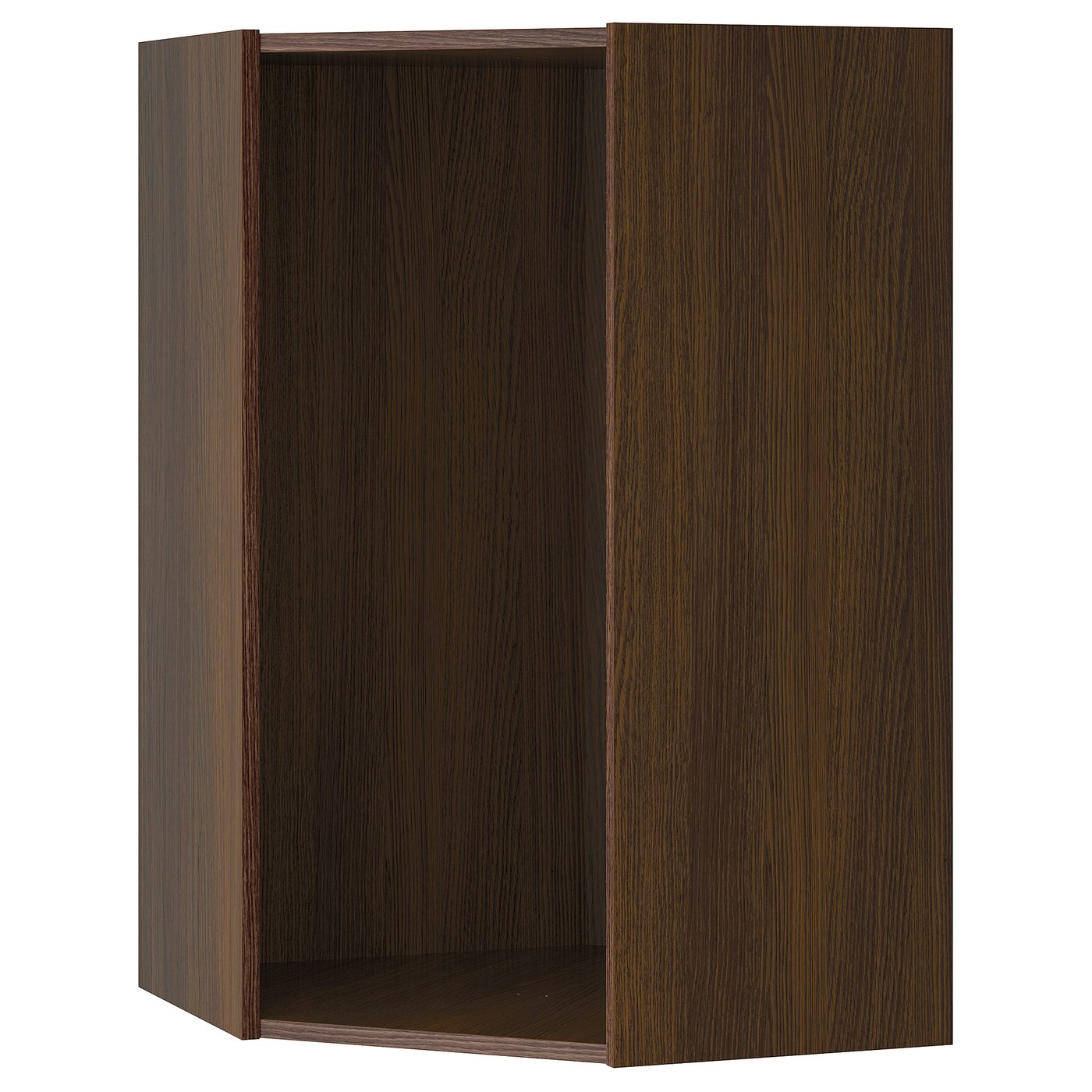 SEKTION Corner wall frame, wood effect brown, 66x66x102 cm