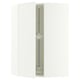 SEKTION Corner wall cabinet with carousel, white/Aspudden matt white, 26x15x40 "