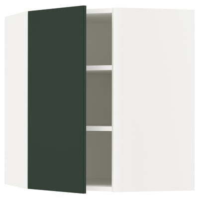 Open ikea SEKTION cabinet, dark inside, shelf shown.