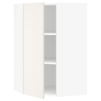 SEKTION Corner wall cabinet with shelves, white/Veddinge white, 26x15x40 "