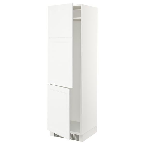 SEKTION High cabinet for fridge/freezer, white/Axstad matt white, 24x24x80 "