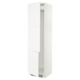 SEKTION High cabinet for fridge/freezer, white/Axstad matt white, 24x24x90 "