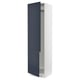 SEKTION High cabinet for fridge/freezer, white Axstad/matte blue, 24x24x90 "