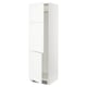 SEKTION High cabinet for fridge/freezer, white Enköping/white wood effect, 24x24x80 "