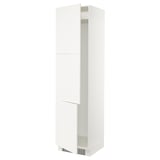 SEKTION High cabinet for fridge/freezer, white/Veddinge white, 24x24x90 "