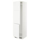 SEKTION High cabinet for fridge/freezer, white/Voxtorp matt white, 24x24x80 "