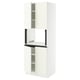 SEKTION High cabinet for micro w 4 doors, white/Vallstena white, 30x24x80 "