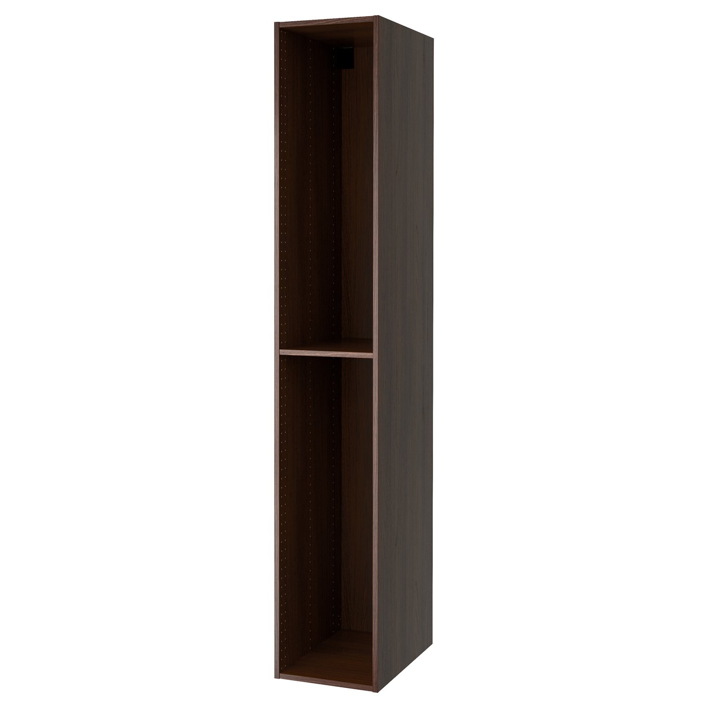 SEKTION High frame, wood effect brown, 38x61x229 cm (15x24x90