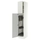 SEKTION High cabinet/pull-out int fittings, white/Aspudden light gray, 18x24x90 "