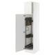 SEKTION High cabinet/pull-out int fittings, white/Axstad matt white, 18x24x80 "