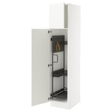 SEKTION High cabinet/pull-out int fittings, white/Ringhult white, 18x24x80 "
