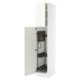 SEKTION High cabinet/pull-out int fittings, white/Ringhult white, 18x24x90 "