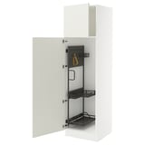 SEKTION High cabinet/pull-out int fittings, white/Veddinge white, 24x24x80 "