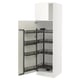 SEKTION High cabinet with pull-out pantry, white/Veddinge white, 24x24x80 "