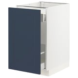SEKTION / MAXIMERA Base cab f recycling/1 door, white Axstad/matte blue, 18x24x30 "