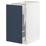 SEKTION / MAXIMERA Base cab f recycling/1 door, white Axstad/matte blue, 15x24x30 "