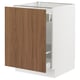 SEKTION / MAXIMERA Base cab f recycling/1 door, white/Tistorp brown walnut effect, 24x24x30 "