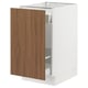 SEKTION / MAXIMERA Base cab f recycling/1 door, white/Tistorp brown walnut effect, 18x24x30 "