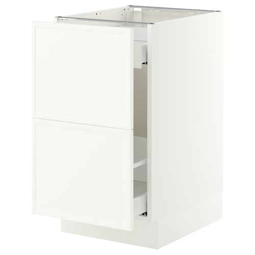 SEKTION / MAXIMERA Base cab f recycling/2 fronts, white/Aspudden matt white, 18x24x30 "