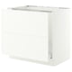 SEKTION / MAXIMERA Base cab f sink/recycling/2 fronts, white/Aspudden matt white, 36x24x30 "