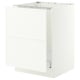 SEKTION / MAXIMERA Base cab f sink/recycling/2 fronts, white/Aspudden matt white, 24x24x30 "
