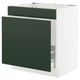 SEKTION / MAXIMERA Base cab f sink/waste sort/3 fronts, white/Havstorp deep green, 30x24x30 "