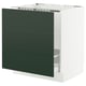 SEKTION / MAXIMERA Base cab f sink/waste sort/3 fronts, white/Havstorp deep green, 30x24x30 "