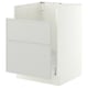 SEKTION / MAXIMERA Base cab f TALLSJÖN sink, white/Aspudden light gray, 24x24x30 "