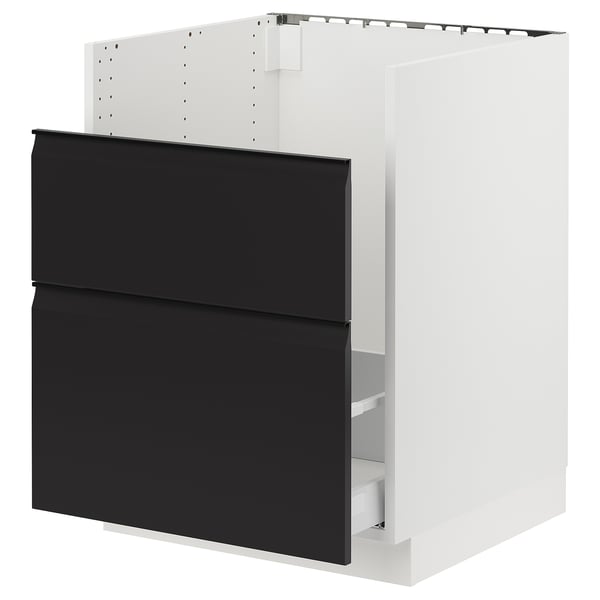 SEKTION / MAXIMERA Base cab f TALLSJÖN sink, white/Upplöv matt anthracite, 24x24x30 "