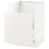 SEKTION / MAXIMERA Base cab f TALLSJÖN sink, white/Veddinge white, 24x24x30 "