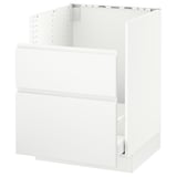 SEKTION / MAXIMERA Base cab f TALLSJÖN sink, white/Voxtorp matt white, 24x24x30 "