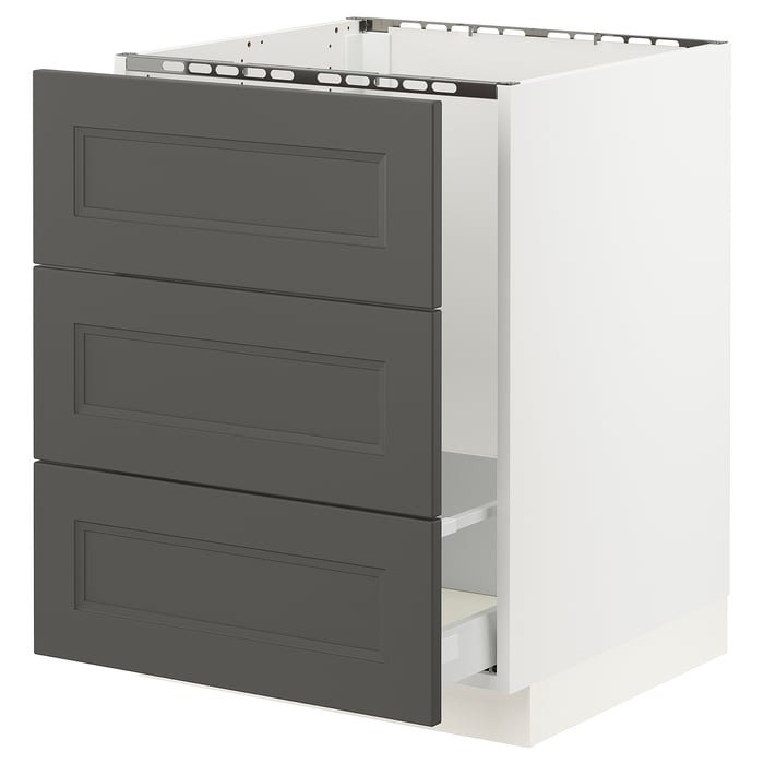 SEKTION / MAXIMERA base f/sink & waste sorting, white/Axstad