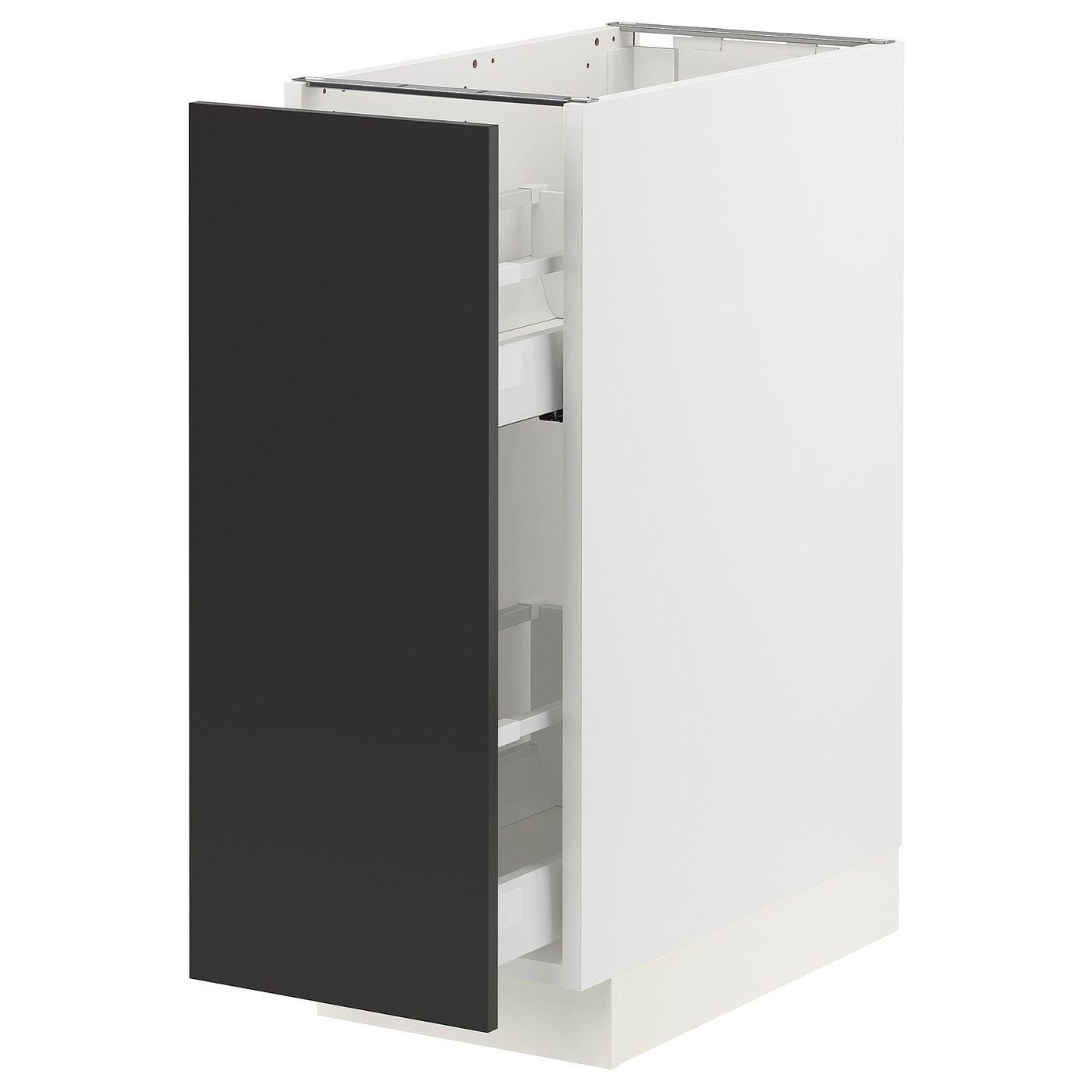 SEKTION / MAXIMERA base cabinet/pull-out int fittings, white