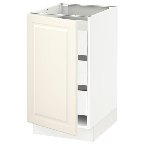 Ikea SEKTION kitchen cabinet - off-white, rectangular, shaker style door, sturdy frame.