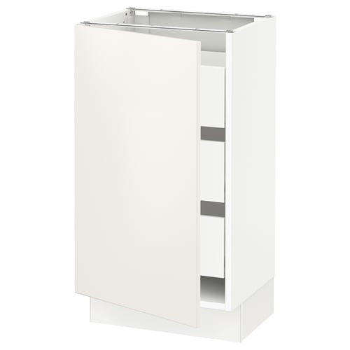 SEKTION white kitchen cabinet, modern design.