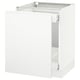 SEKTION white kitchen cabinet, modern design, sleek white finish, rectangular shape, with integrated handles.