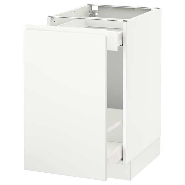 SEKTION white kitchen cabinet, modern minimalist design.