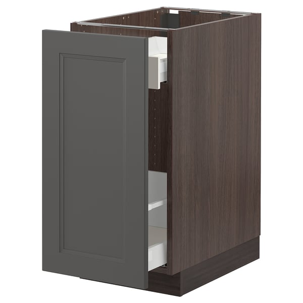 Sektion Maximera Base Cabinet With Pull Out Storage Brown