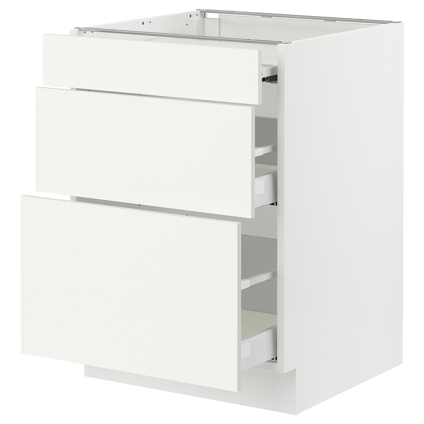 SEKTION / MAXIMERA bc w pull-out work surface/2drw, white Enköping