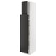 SEKTION / MAXIMERA Hc w p-o func 1dr/4drw, white/Upplöv matt anthracite, 15x24x80 "
