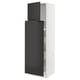 SEKTION / MAXIMERA Hc w p-o func 1dr/4drw, white/Upplöv matt anthracite, 24x24x80 "