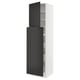 SEKTION / MAXIMERA Hc w p-o func 4drw/1dr/2shlv, white/Upplöv matt anthracite, 24x24x90 "