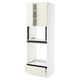 SEKTION / MAXIMERA Hi cb f oven/micro w drawer/2 doors, white/Bodbyn off-white, 30x24x90 "