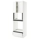 SEKTION / MAXIMERA Hi cb f oven/micro w drawer/2 doors, white Enköping/white wood effect, 30x24x90 "