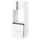 SEKTION / MAXIMERA High cab f oven+2 drawers/2 doors, white/Axstad matt white, 30x24x80 "
