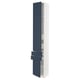 SEKTION / MAXIMERA High cab w 2drs/2 fronts/4 drawers, white Axstad/matte blue, 15x15x90 "